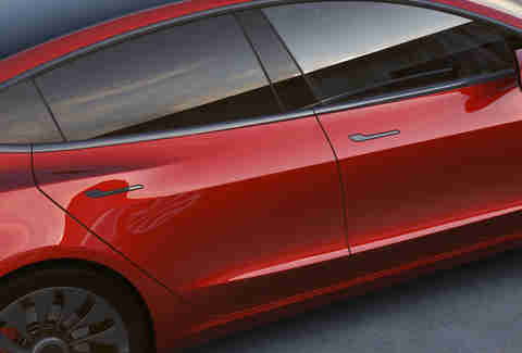 The Model 3's door handles are weird, and not in a good way