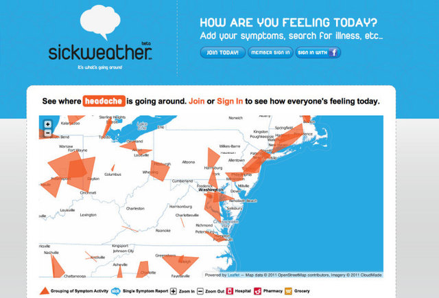 Like Doppler radar for the flu