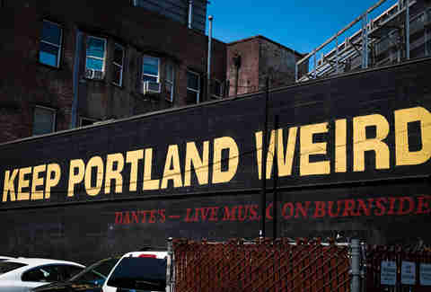 Keep Portland Weird sign