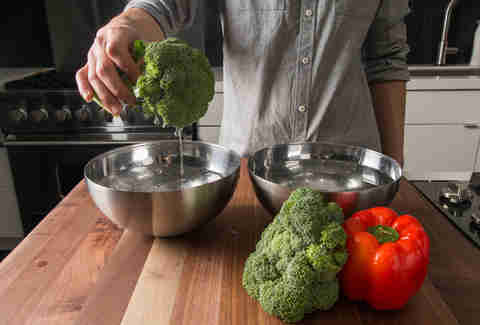 how to wash vegetables kitchen skills