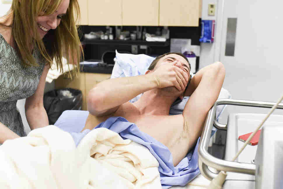 man getting fat frozen off
