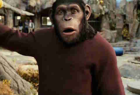 Rise of the Planet of the Apes, Caesar, CGI animals
