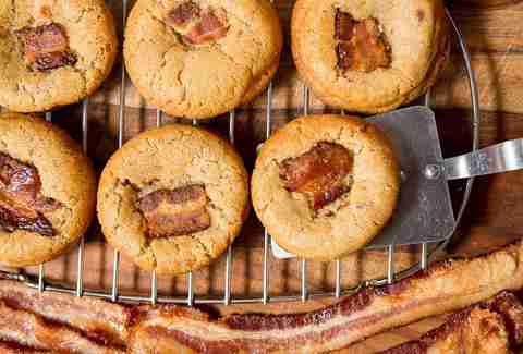 bacon and cookie pancakes