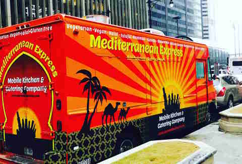 Mediterranean Express food truck chicago