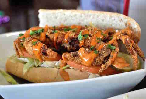 B’s Po Boy indianapolis orange sauce thrillist