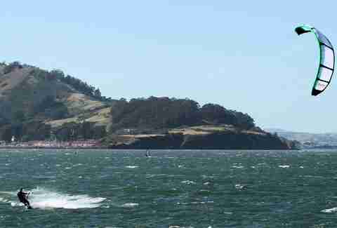 windsurfing