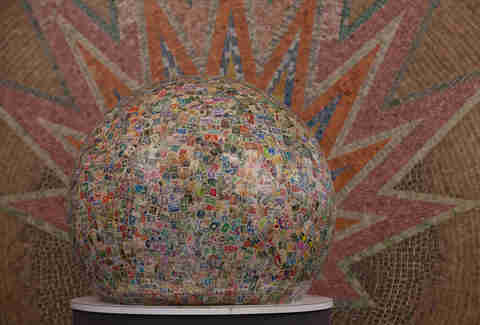 World's Largest Ball of Stamps