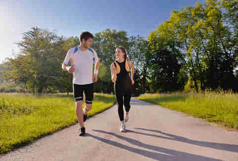 couple exercising