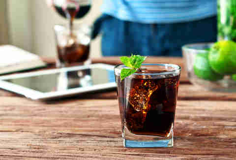 whiskey scotch coke
