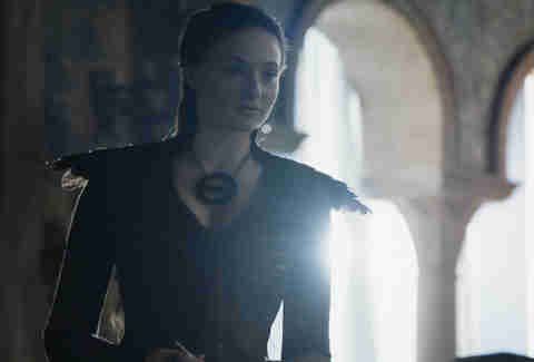sansa black feather dress game of thrones