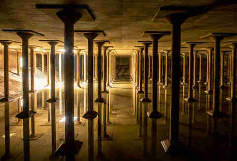 underground cistern in Houston