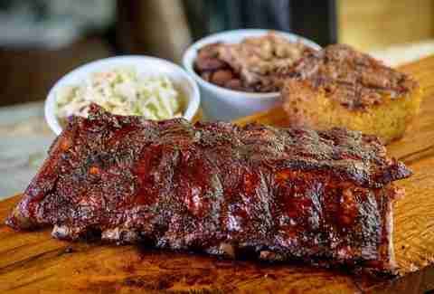 Ribs at Baby Blues BBQ in L.A.