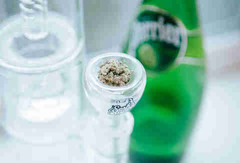 perrier bong
