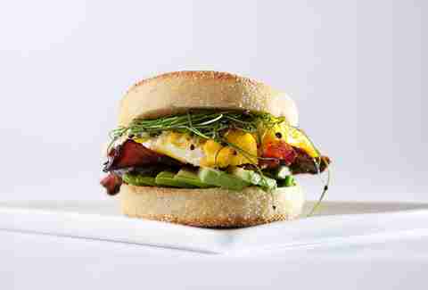 Les Madeleines breakfast sandwich