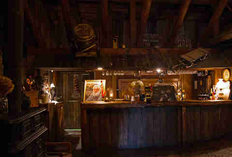The bar at a Quebec sugar shack