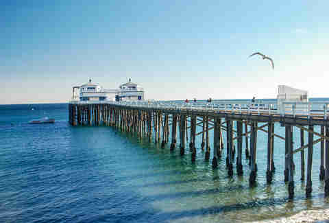Malibu Pier in California