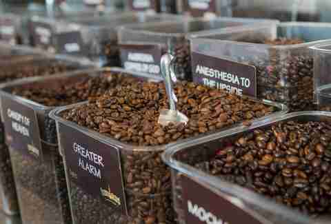 Coffee beans at Philz Coffee