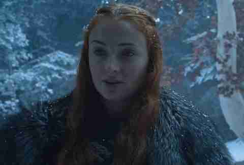 Sansa on game of thrones season 6 finale