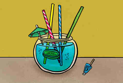 history of the straw