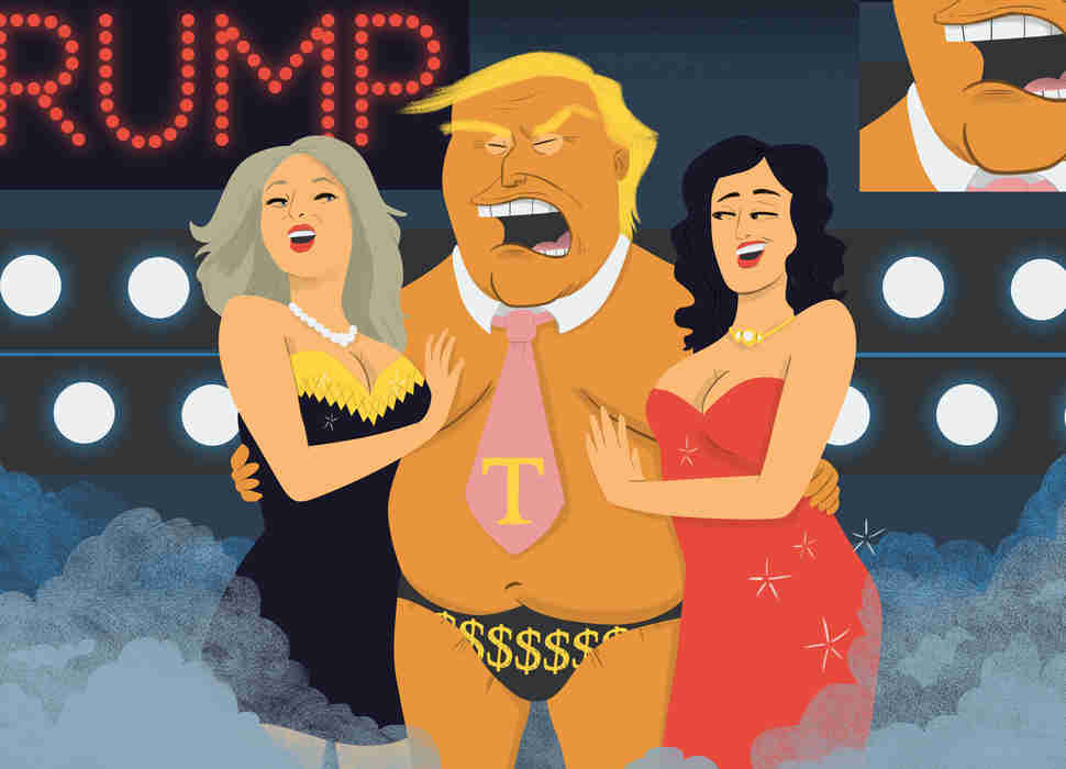 donald trump caricature