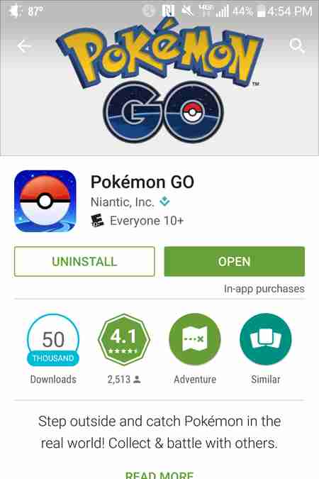 Play Store Pokemon