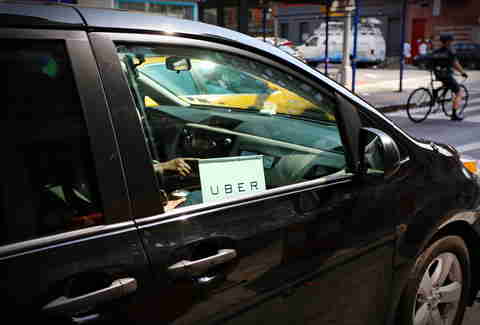 Uber car