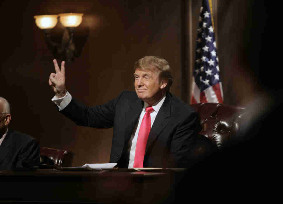 Donald Trump peace sign
