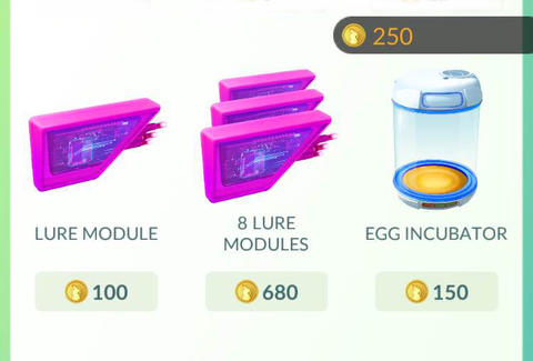 PokéCoins in Pokémon Go
