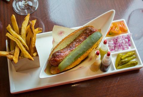 Allium hot dog