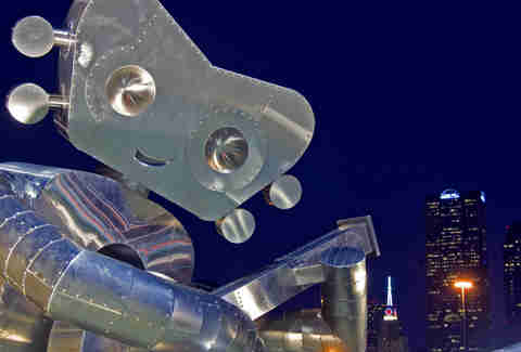 Robot in Deep Ellum Dallas Texas