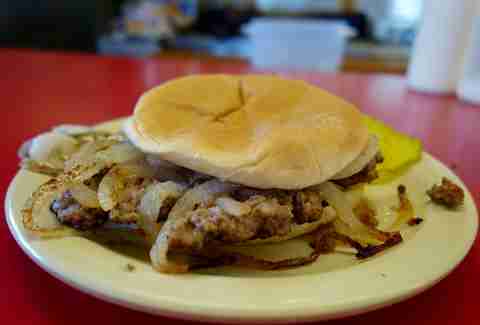 Robert's Grill Onion Burger El Reno Oklahoma