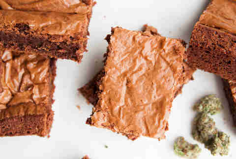 Marijuana brownie