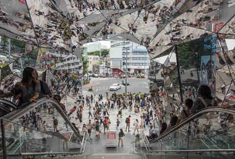 Entrance of Harajuku Tokyu Department Store