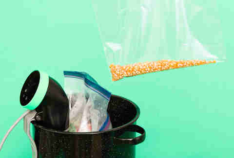 Popcorn sous vide