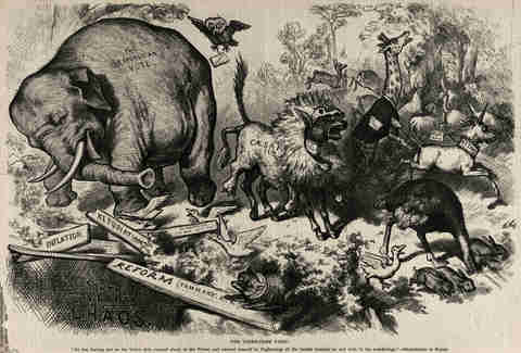 republican elephants democrat donkeys