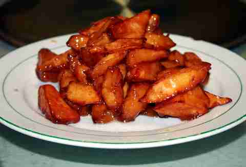 caramelized fruit