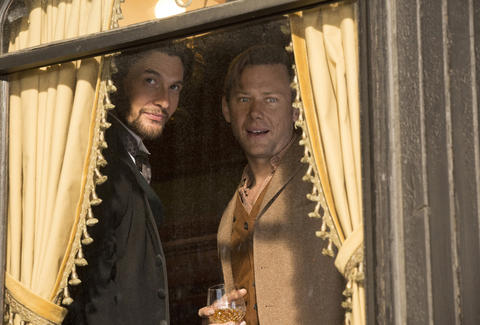 jimmi simpson ben barnes on westworld hbo