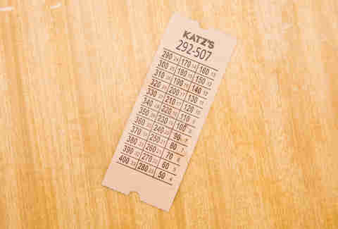 Katz's ticket