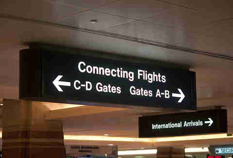 Connecting flights