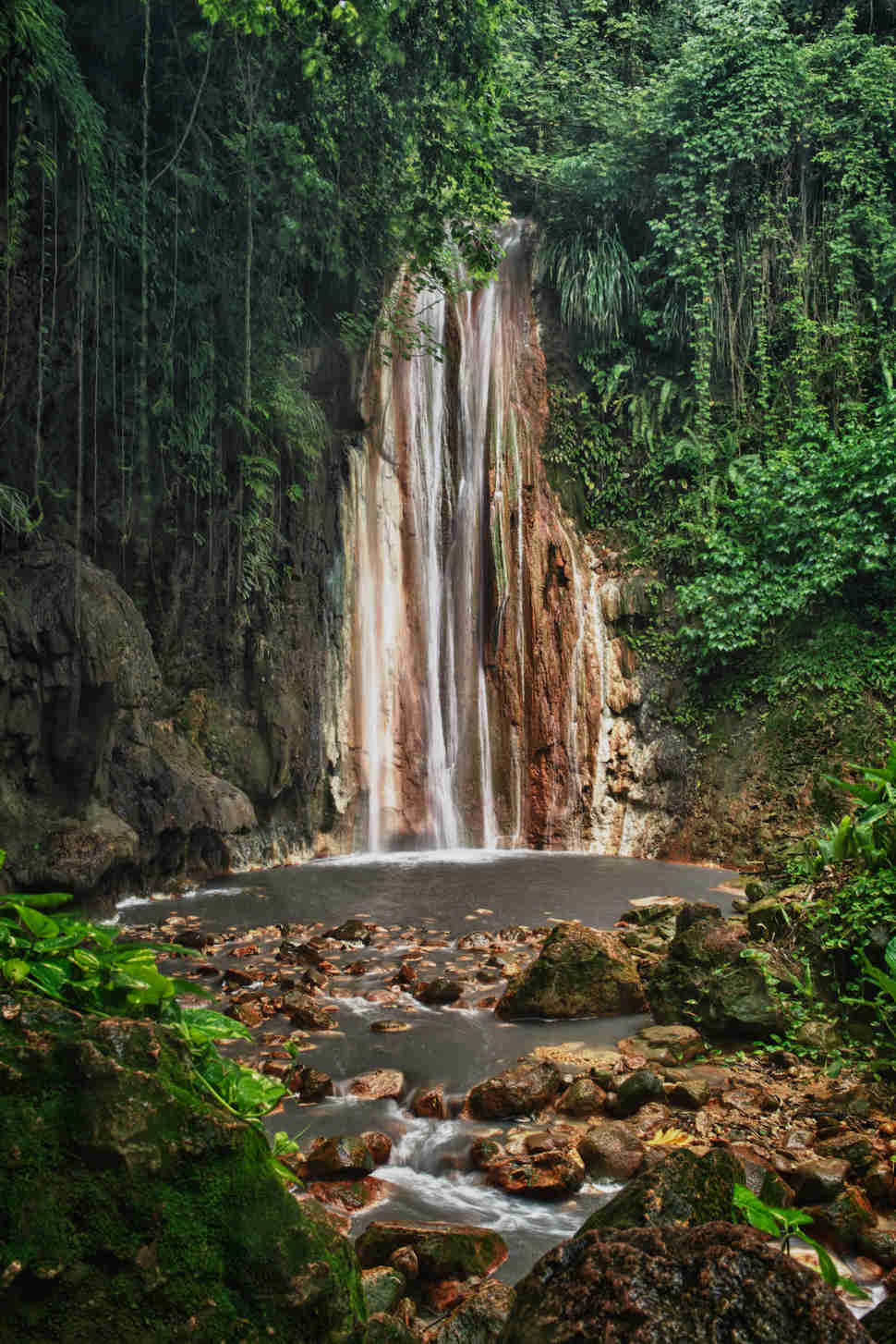 waterfall St. Lucia