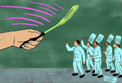 Chefs hit with spatula