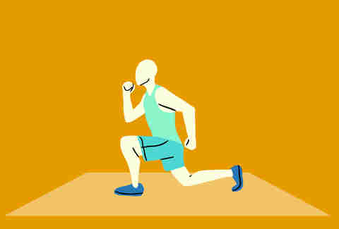 jumping lunge