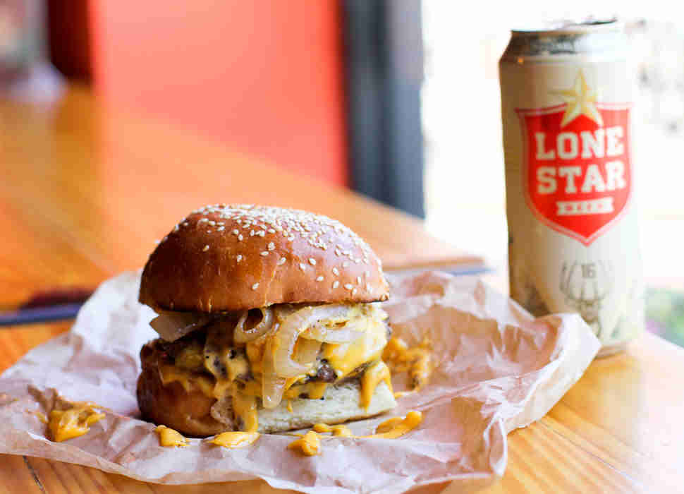 Luscher's Red Hots Dallas Burger