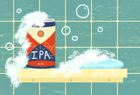 Shower beer