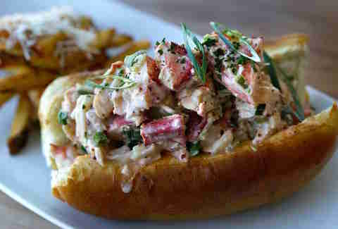 Lobster roll at Silo