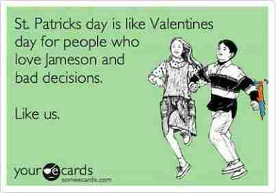 Valentine's Day St. Patrick's Day Meme
