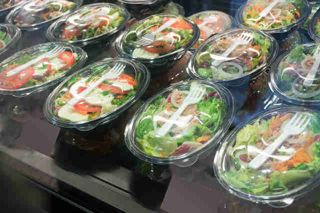 grocery store, grocery shopping, salad