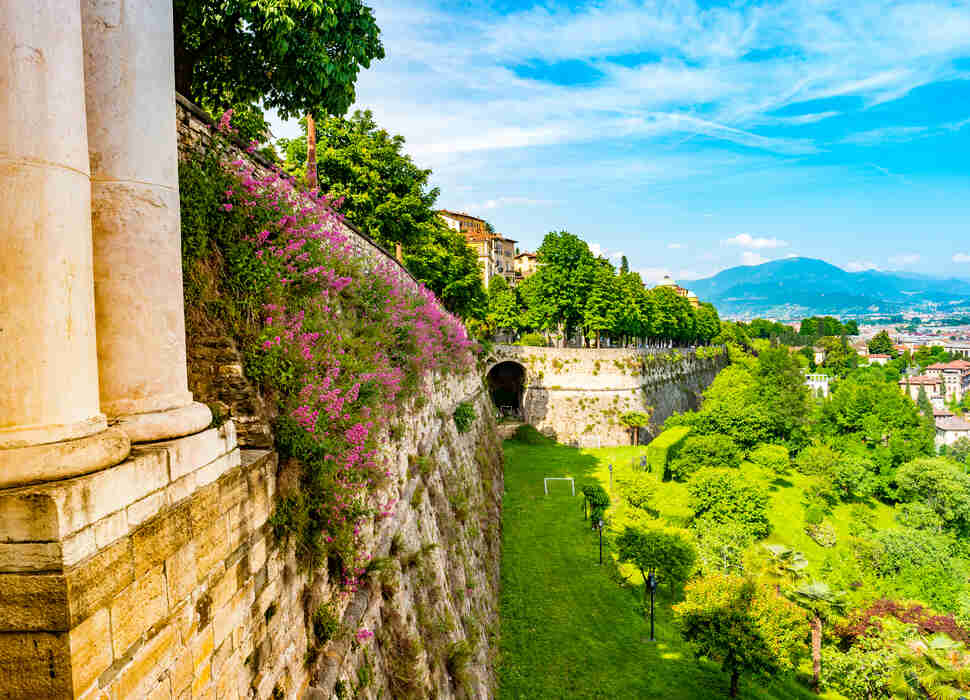 Citta Alta in Bergamo