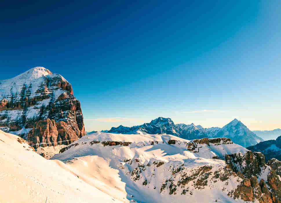 Snow-capped Alpine Slopes