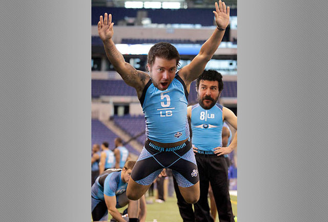 A player “was a freak at the Combine"